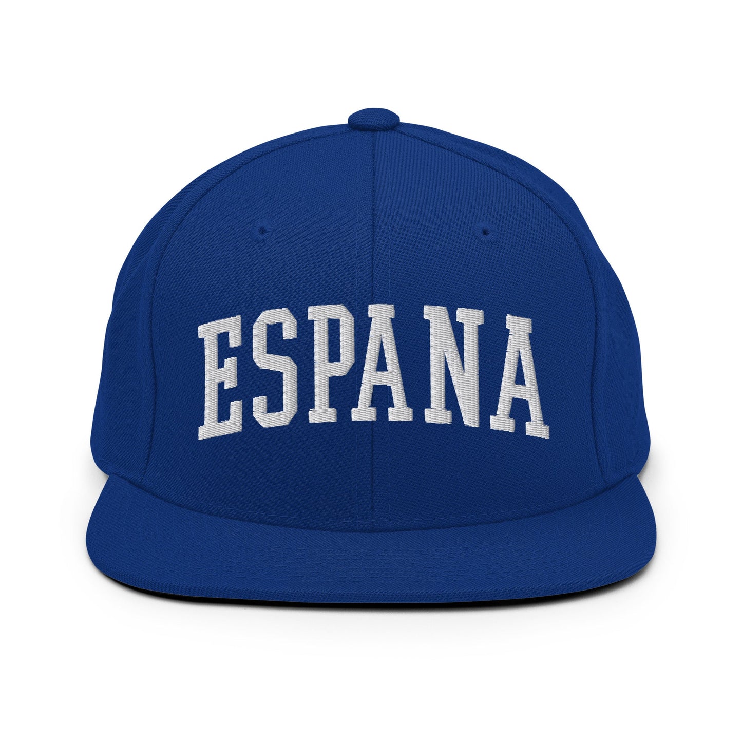 Espana Letterman Varsity Block Snapback Hat Royal Blue