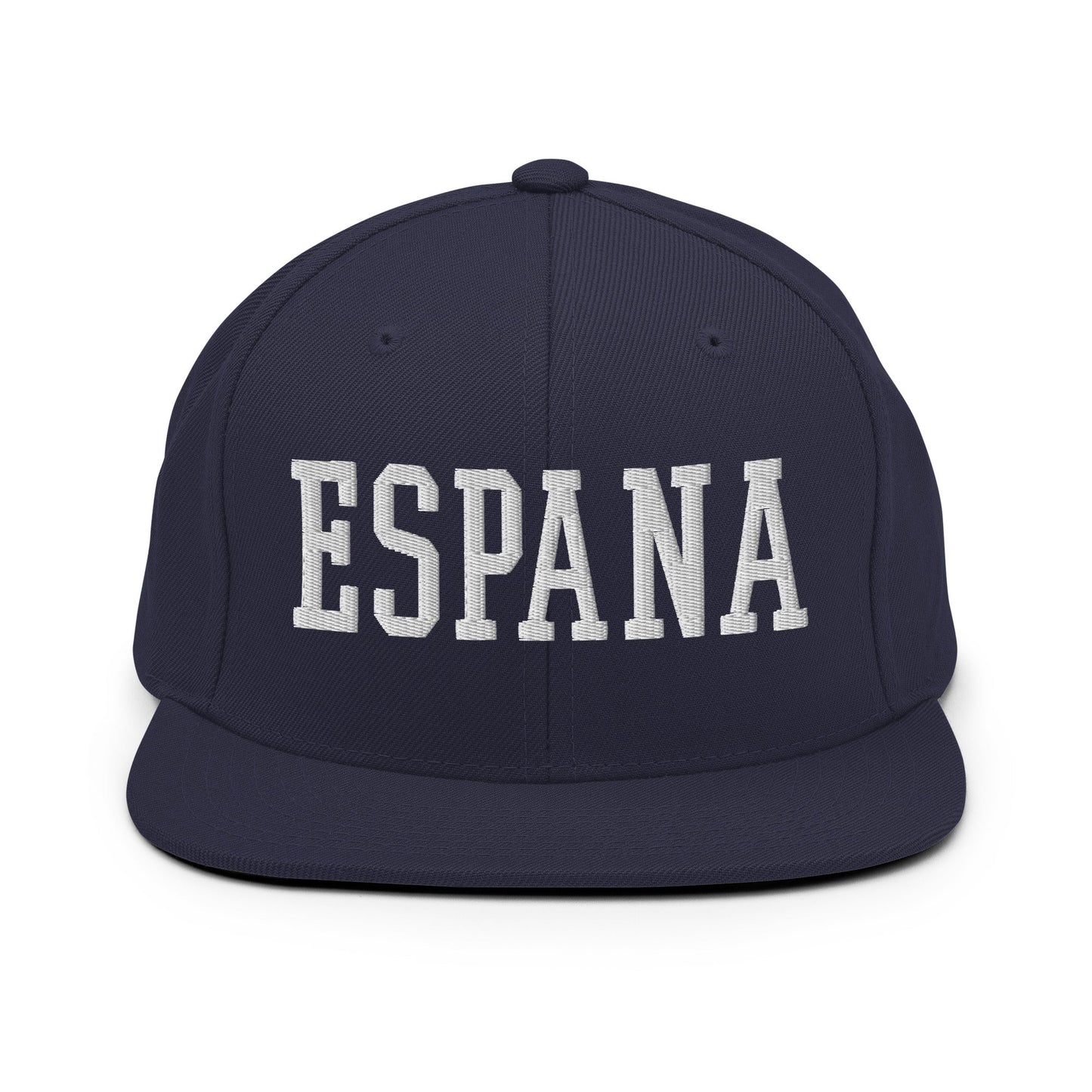 Espana Varsity Letterman Block Snapback Hat Navy