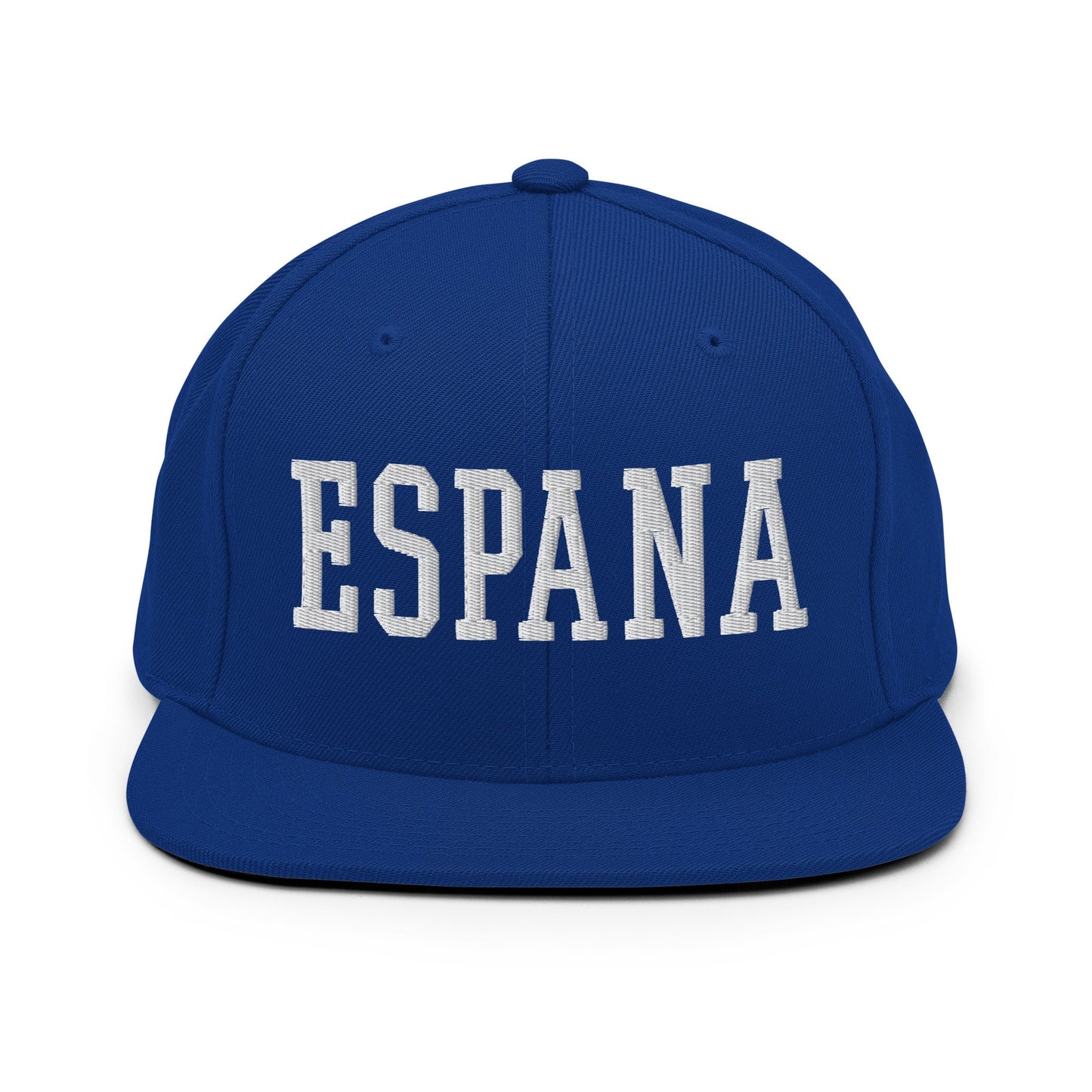 Espana Varsity Letterman Block Snapback Hat Royal Blue