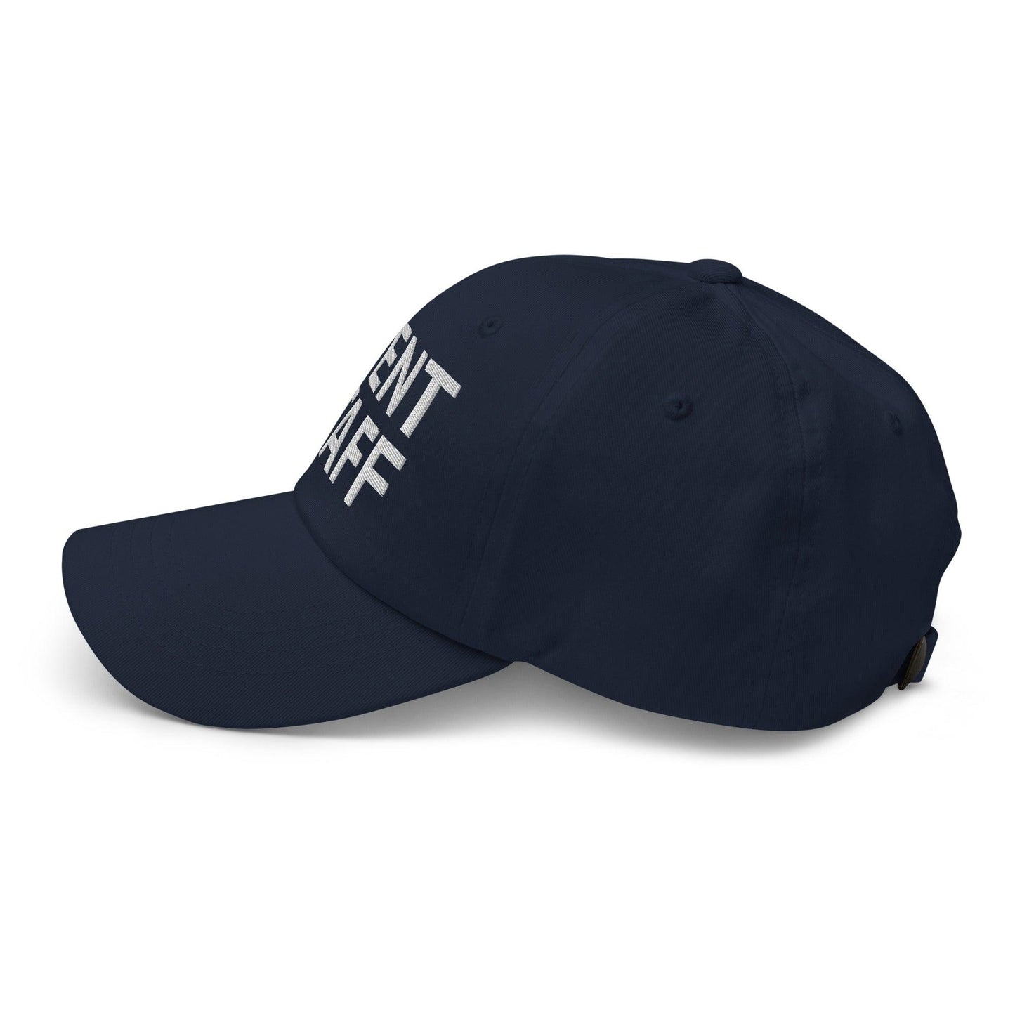 Event Staff Uniform Work Embroidered Dad Hat Navy