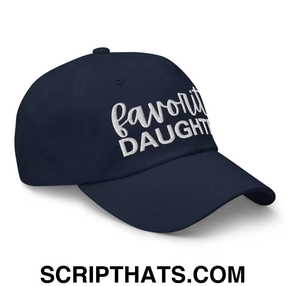 Favorite Daughter Embroidered Dad Hat Navy