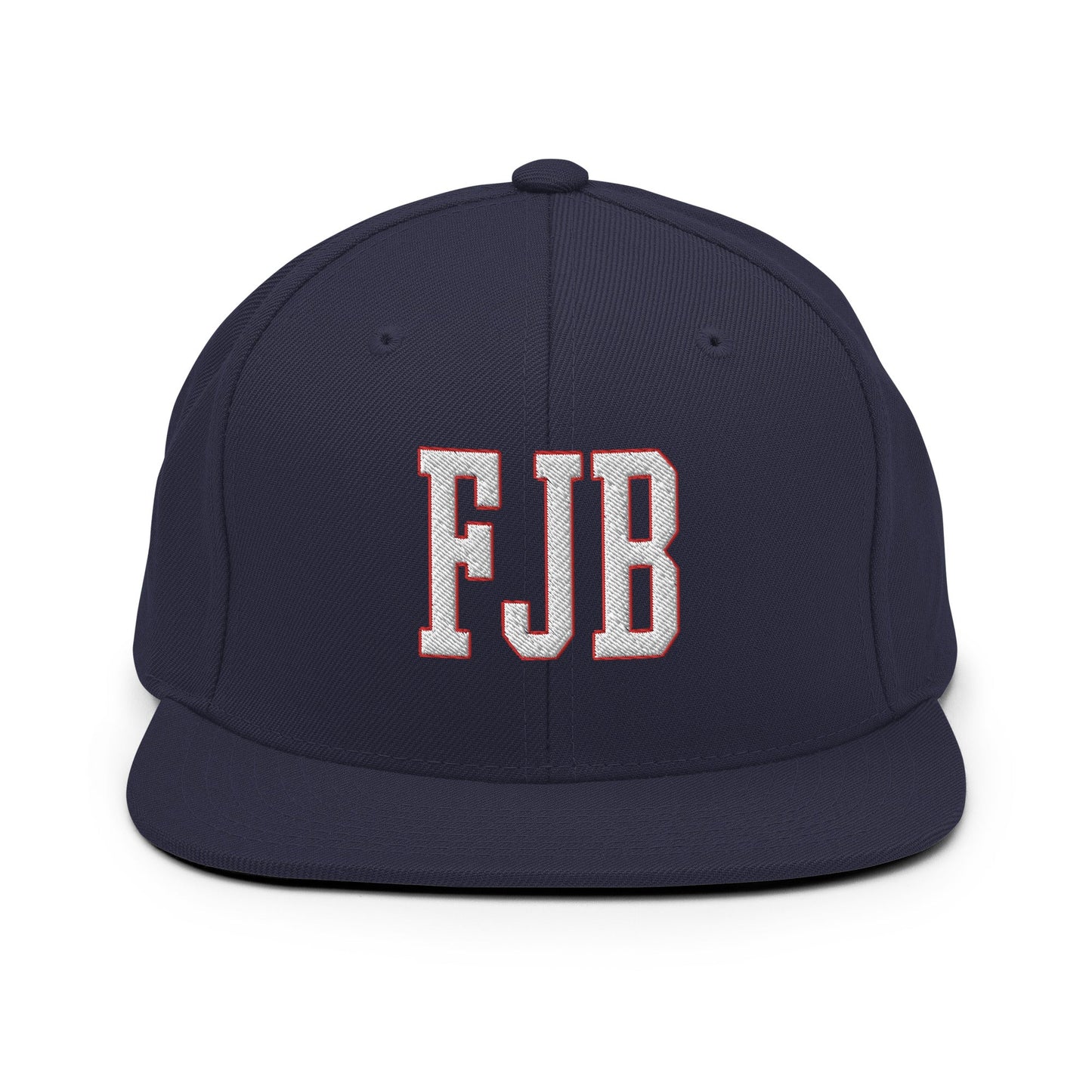 FJB F Joe Biden Block Flat Bill Brim Snapback Hat Navy