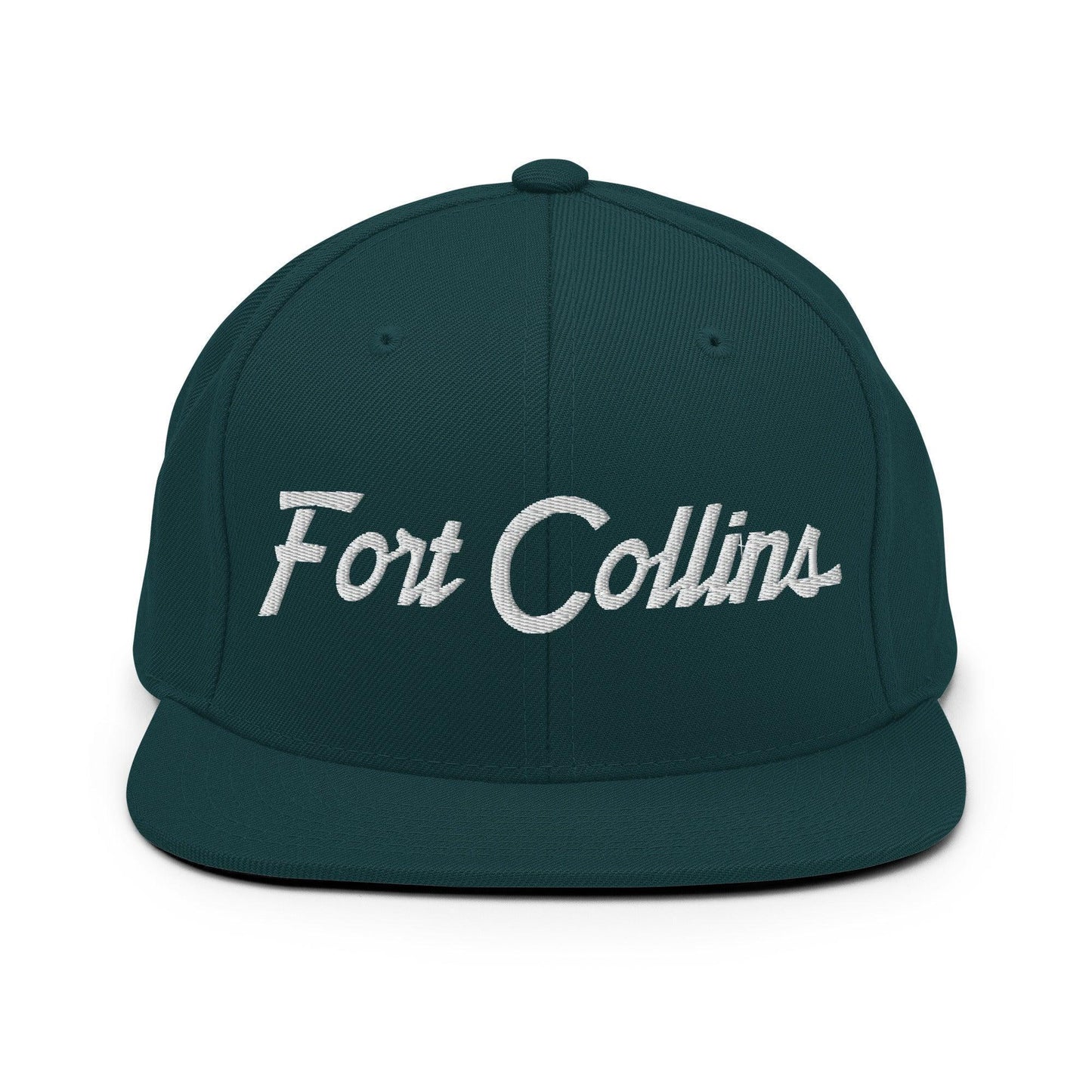 Fort Collins Script Snapback Hat Spruce