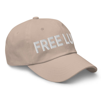 Free Luigi Mangione Embroidered Dad Hat Stone