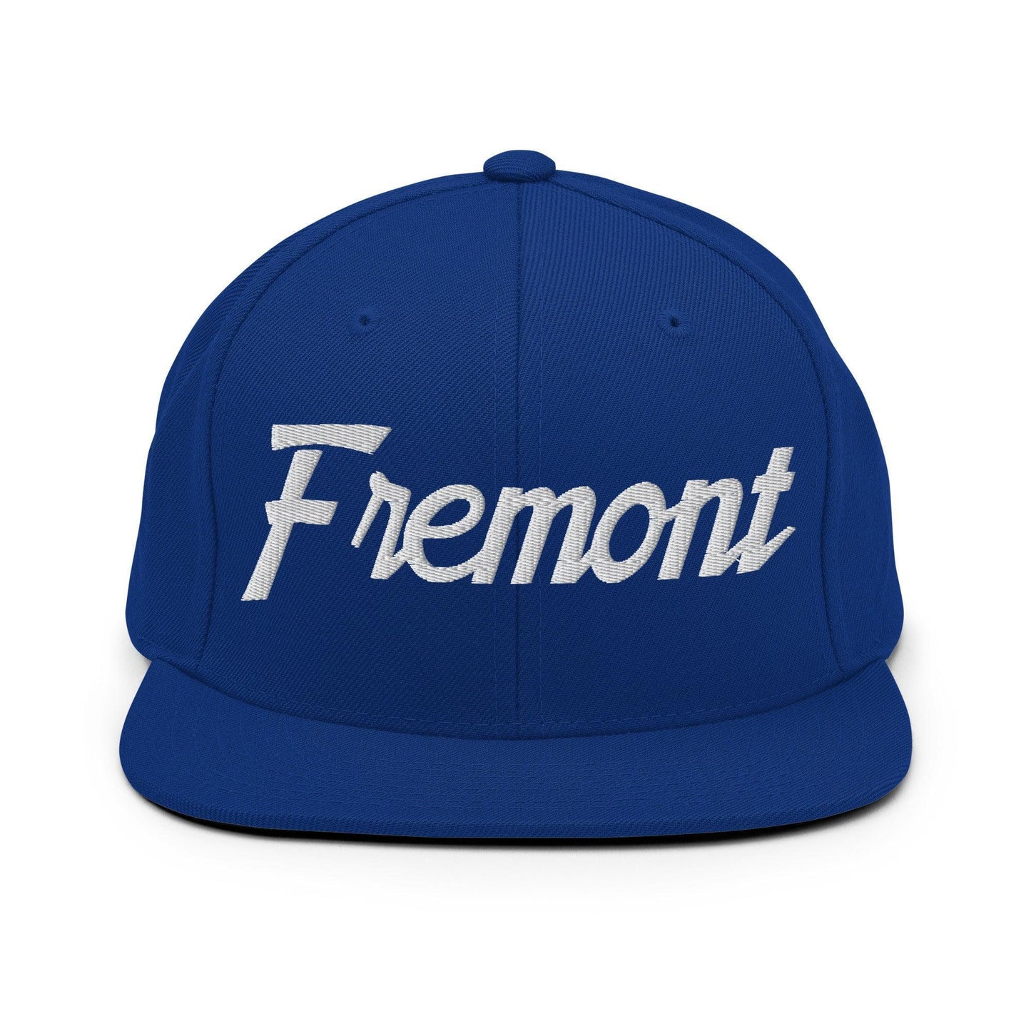 Fremont Script Snapback Hat Royal Blue