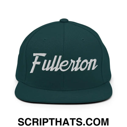 Fullerton Script Snapback Hat Spruce