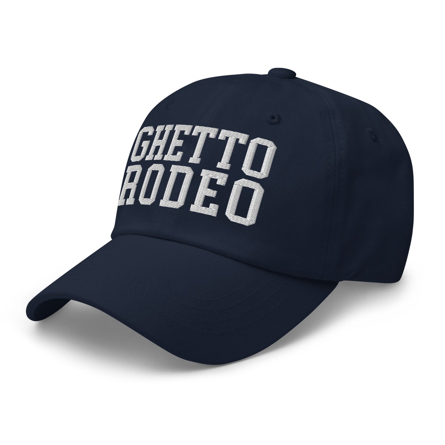 Ghetto Rodeo Varsity Letterman Block Dad Hat Navy