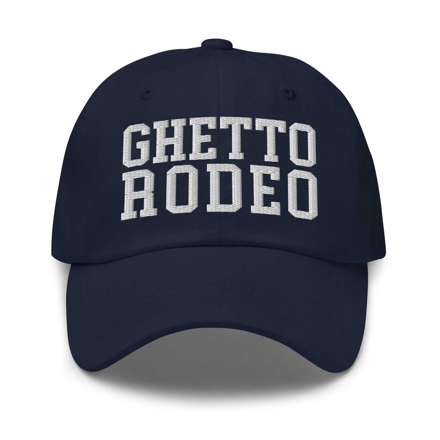 Ghetto Rodeo Varsity Letterman Block Dad Hat Navy