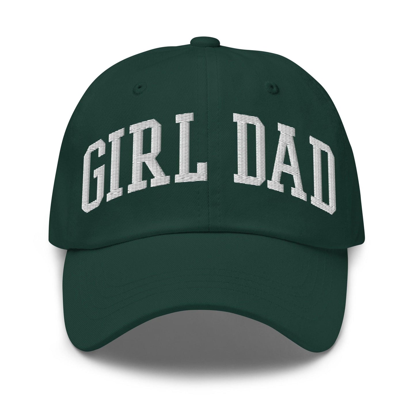 Girl Dad Varsity Letterman Embroidered Dad Hat Spruce