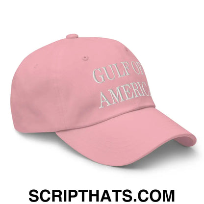 Gulf of America Embroidered Dad Hat Pink