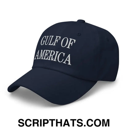 Gulf of America Embroidered Dad Hat Navy