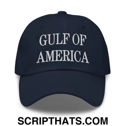 Gulf of America Embroidered Dad Hat Navy