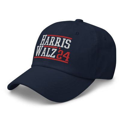 Harris Walz 2024 24 Dad Hat Navy