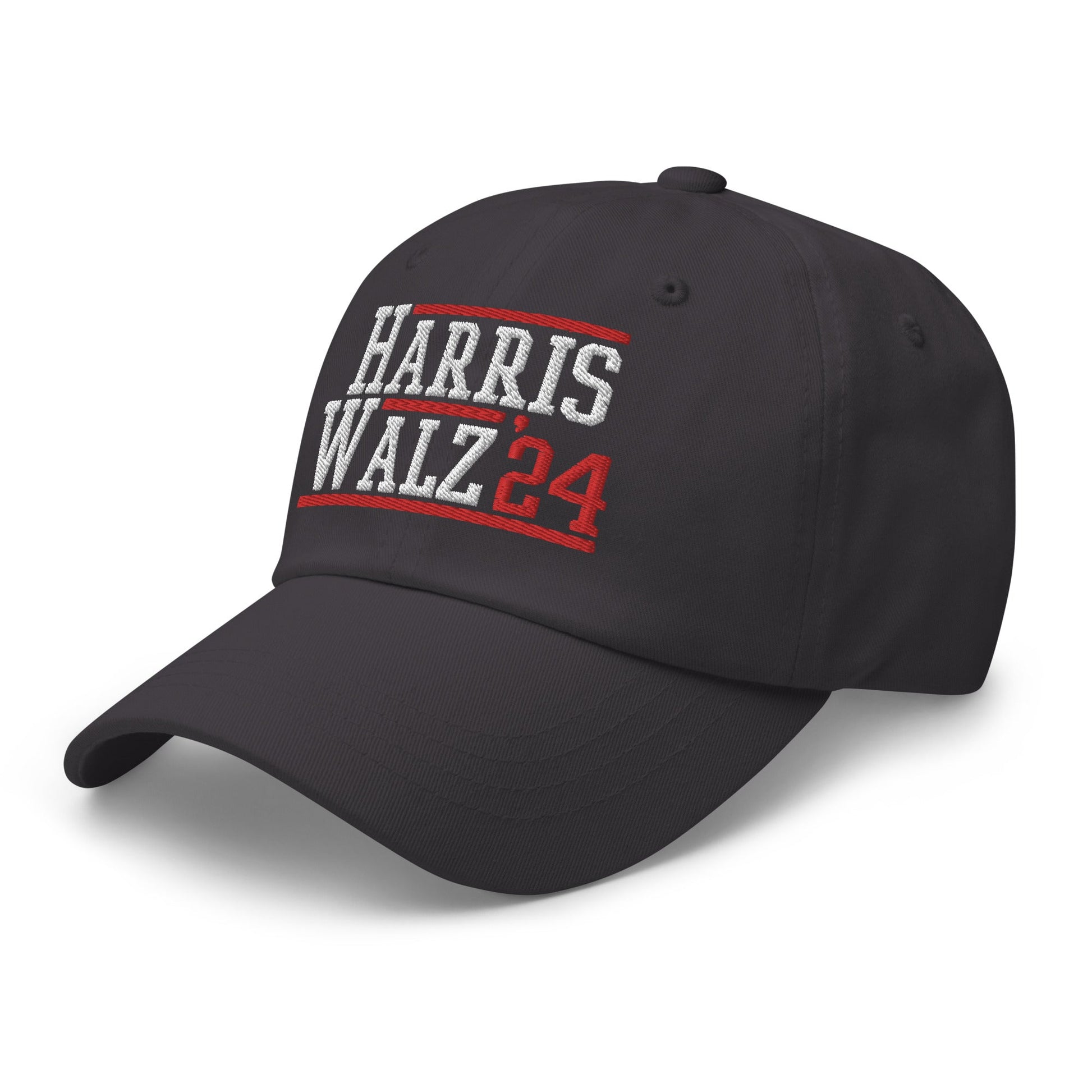 Harris Walz 2024 24 Dad Hat Dark Grey