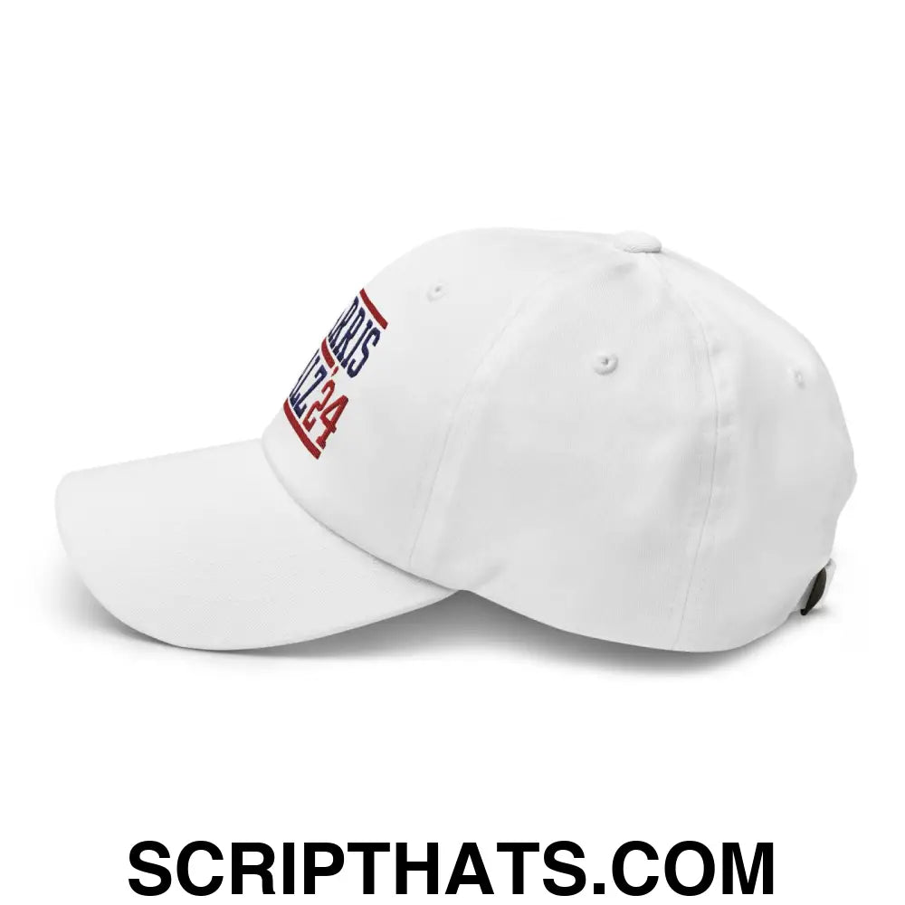 Harris Walz 2024 24 Dad Hat White