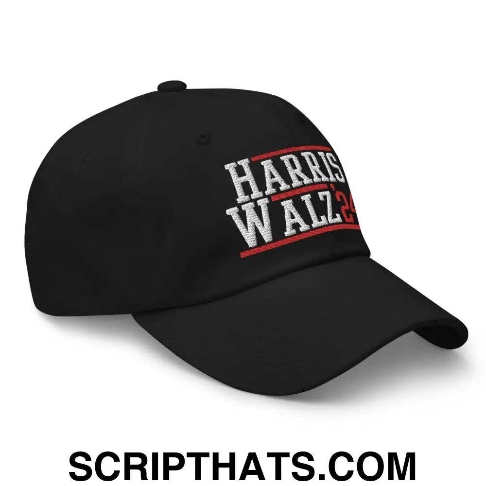 Harris Walz 2024 24 Dad Hat Black