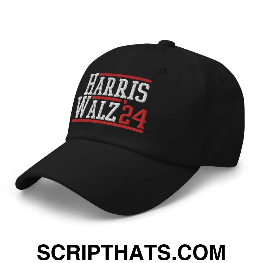 Harris Walz 2024 24 Dad Hat Black