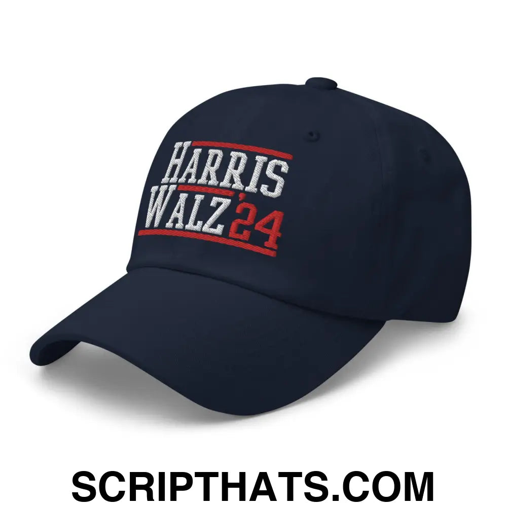 Harris Walz 2024 24 Dad Hat Navy