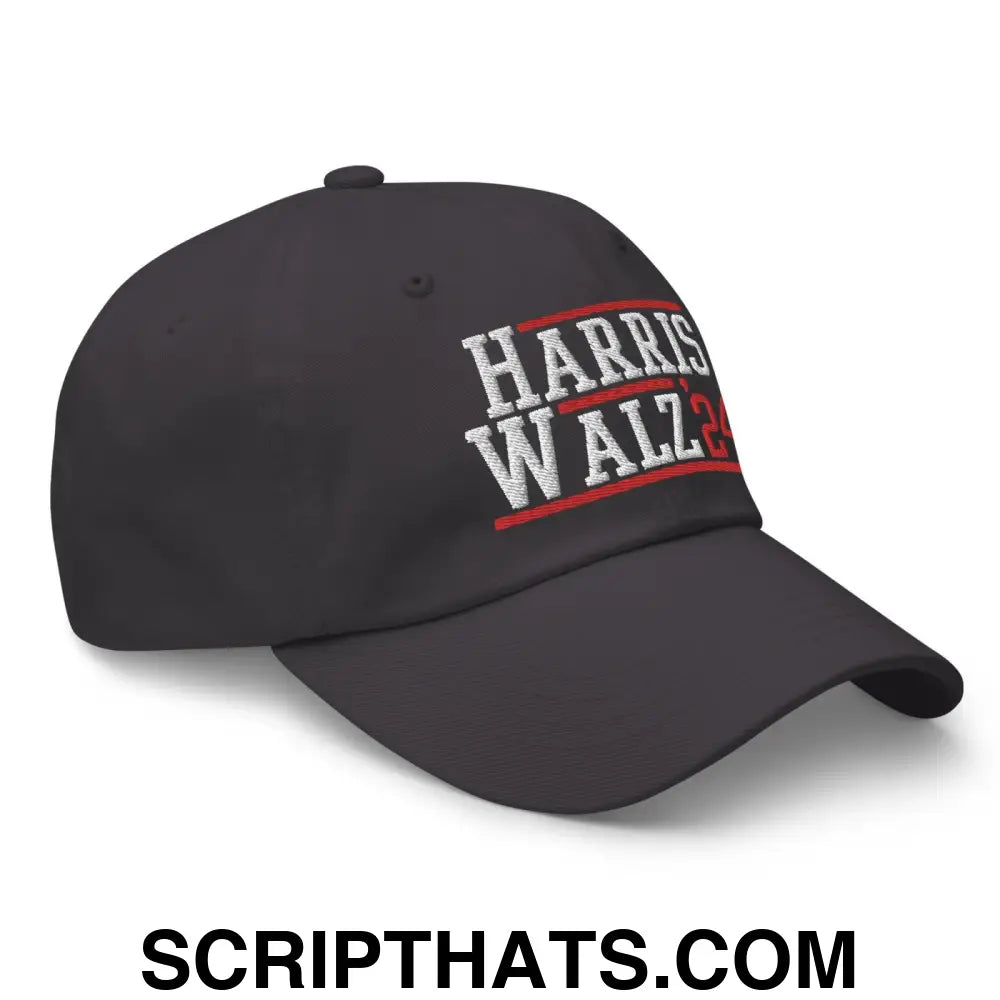 Harris Walz 2024 24 Dad Hat Dark Grey