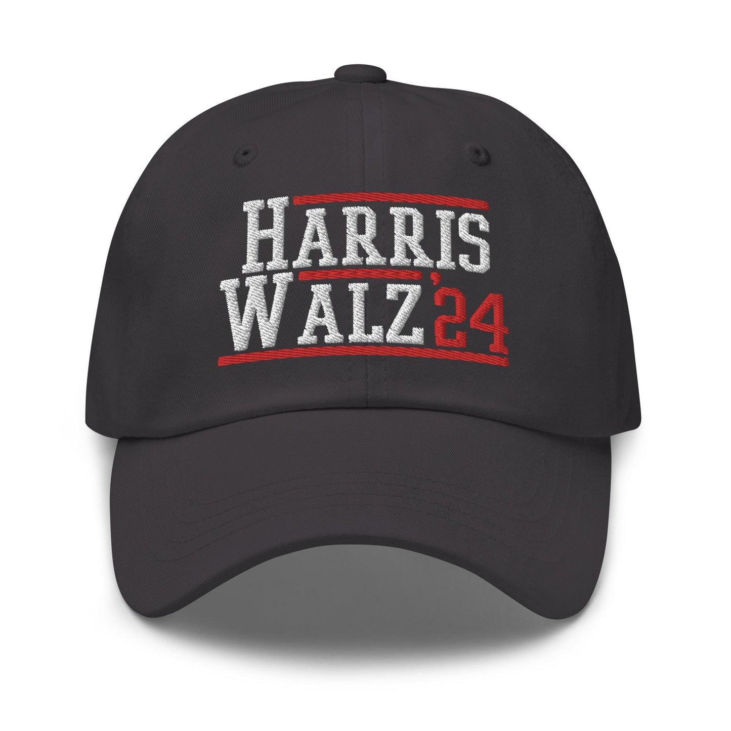 Harris Walz 2024 24 Dad Hat Dark Grey