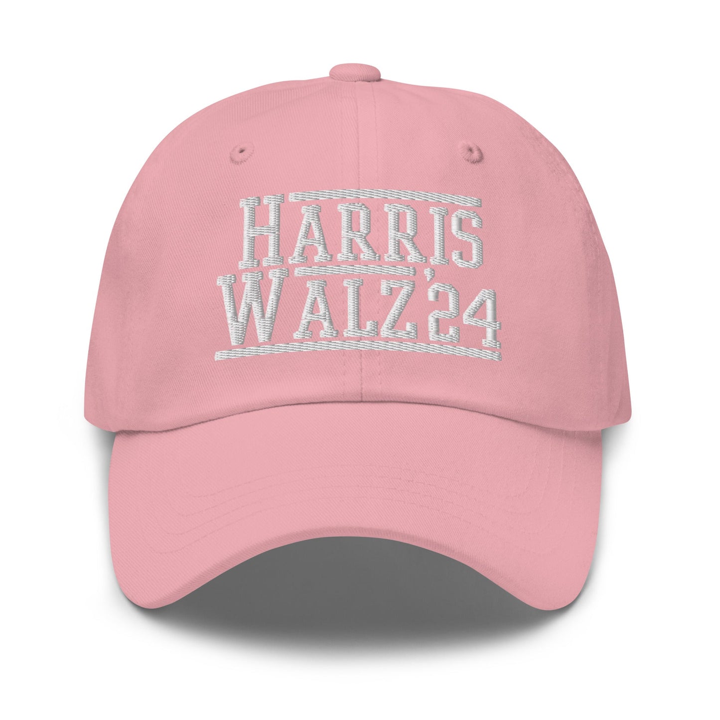 Harris Walz 2024 24 Dad Hat Pink