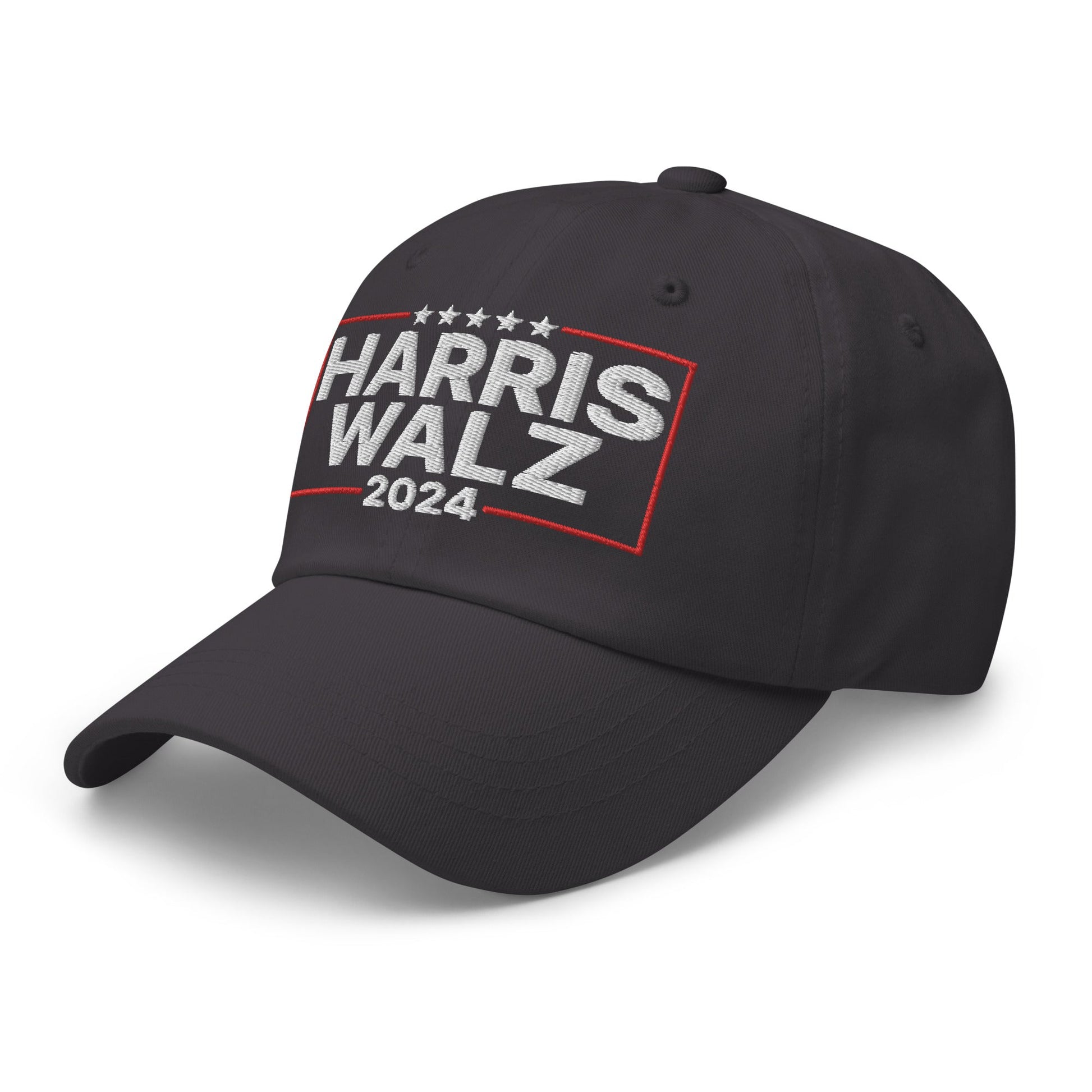 Harris Walz 2024 Dad Hat Dark Grey