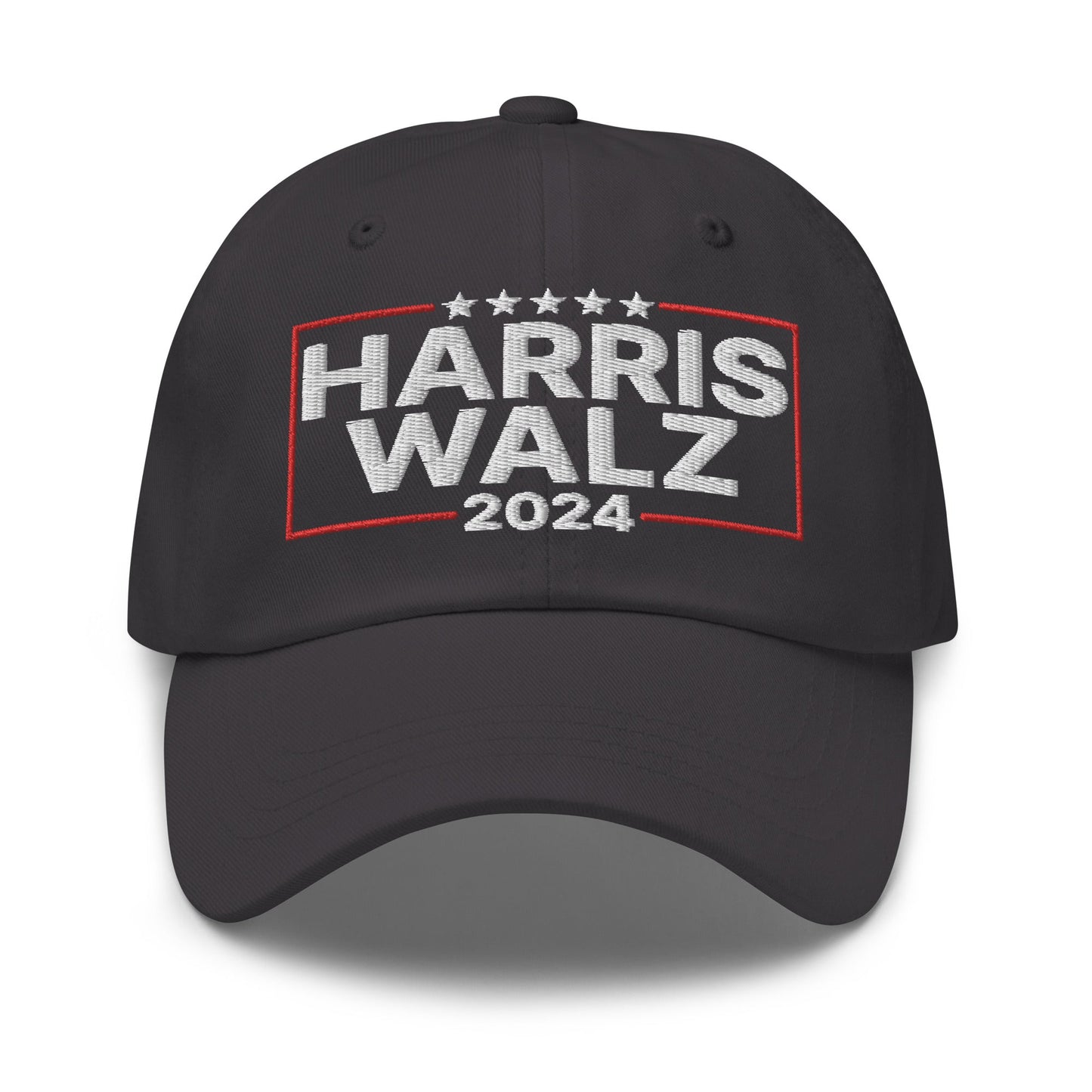 Harris Walz 2024 Dad Hat Dark Grey