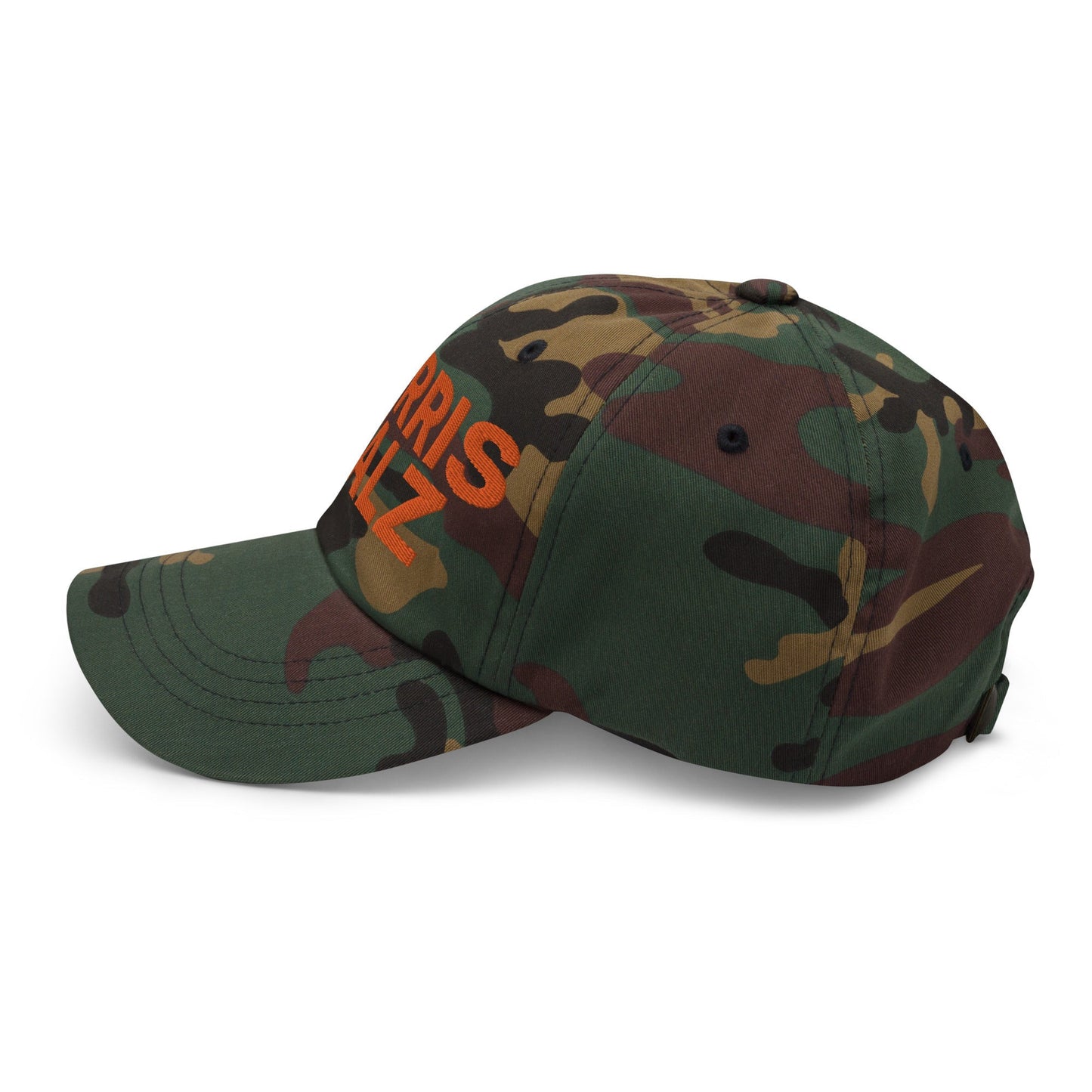 Harris-Walz Embroidered Dad Hat Orange Camo Camo