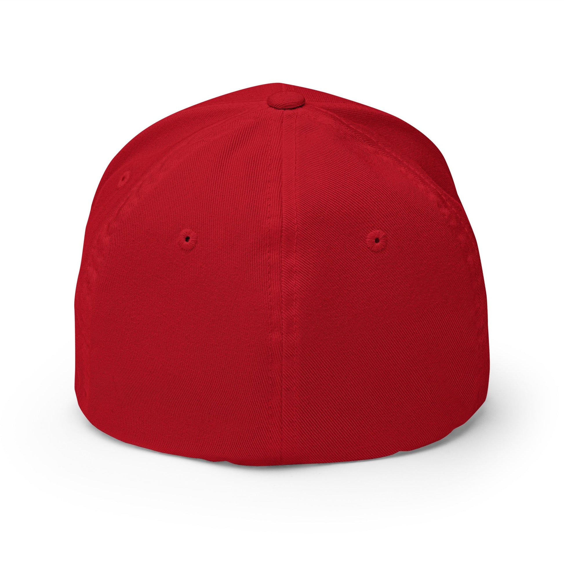 Harris Walz Embroidered Stretch Fit Baseball Hat Red