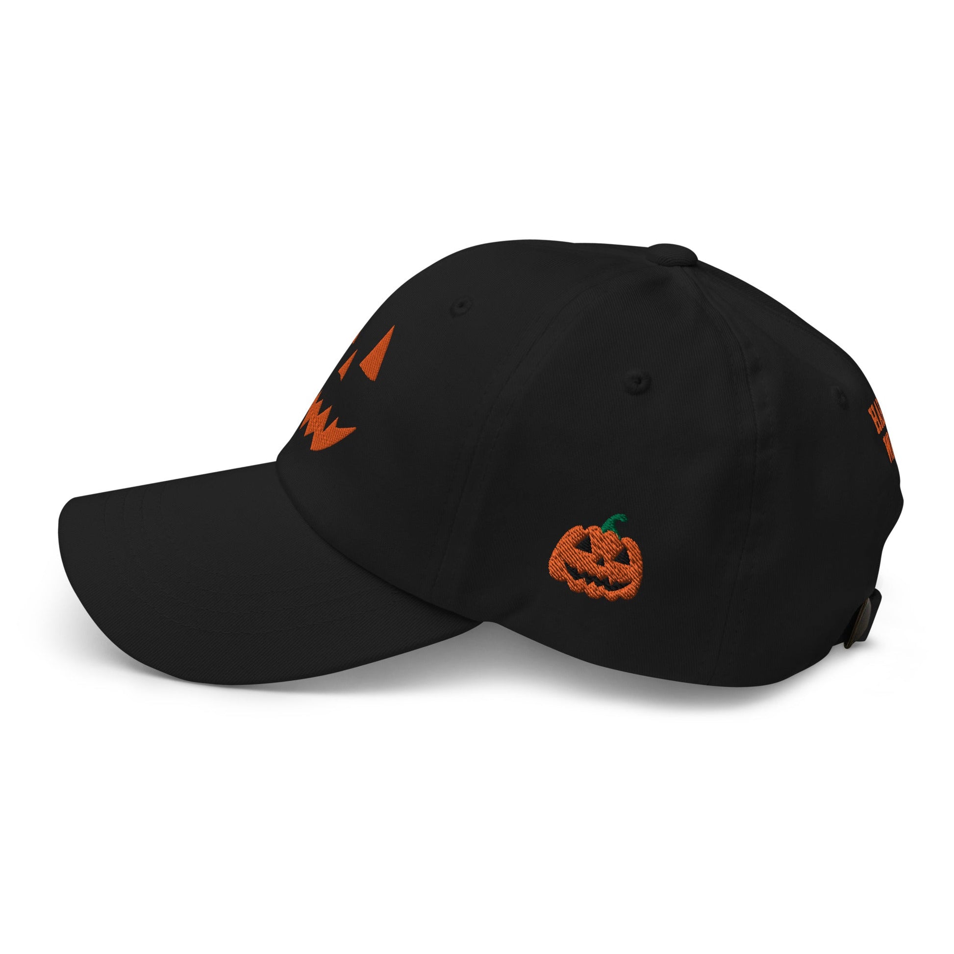 Harris Walz Jack-O'-Lantern Pumpkin Halloween Embroidered Dad Hat Default Title