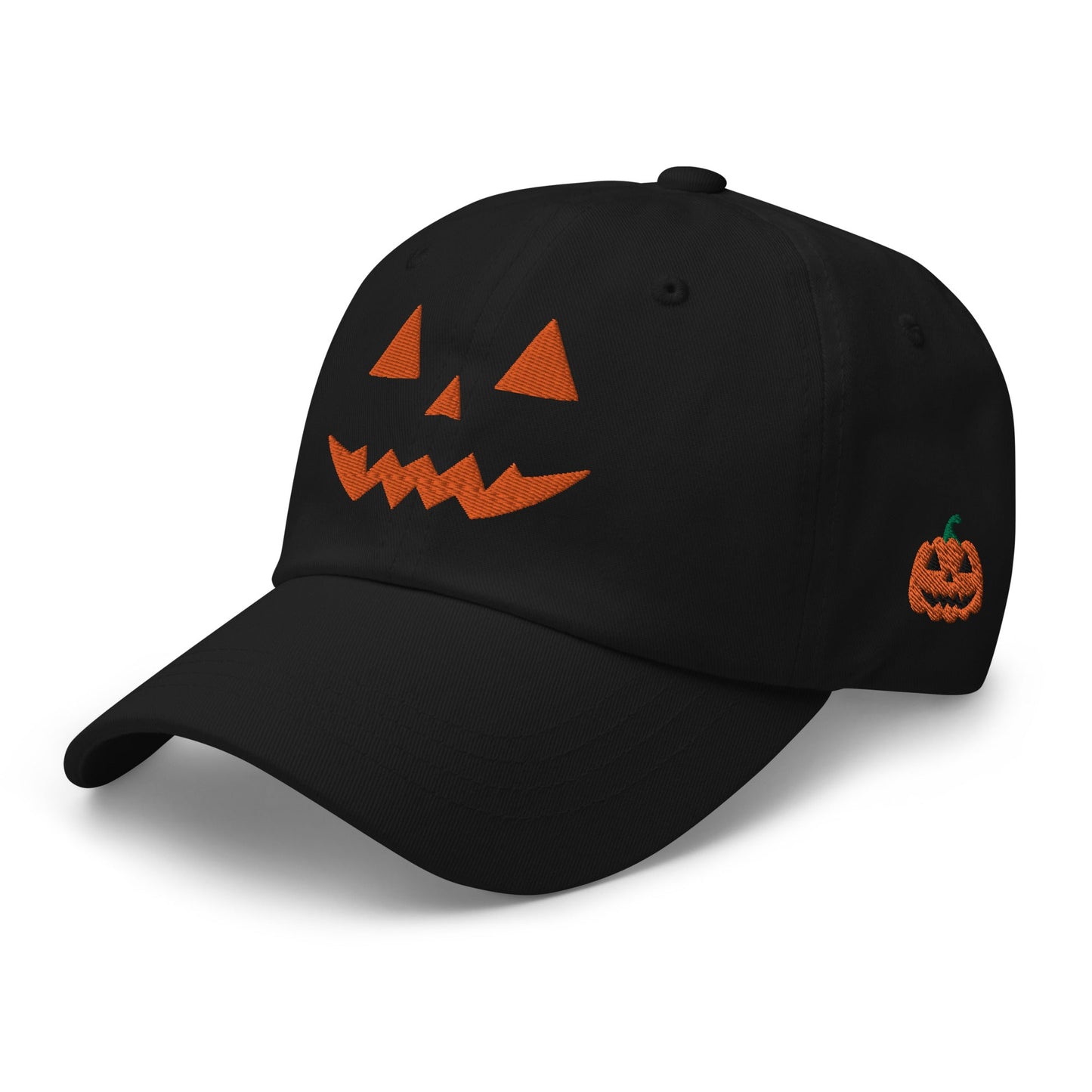 Harris Walz Jack-O'-Lantern Pumpkin Halloween Embroidered Dad Hat Default Title