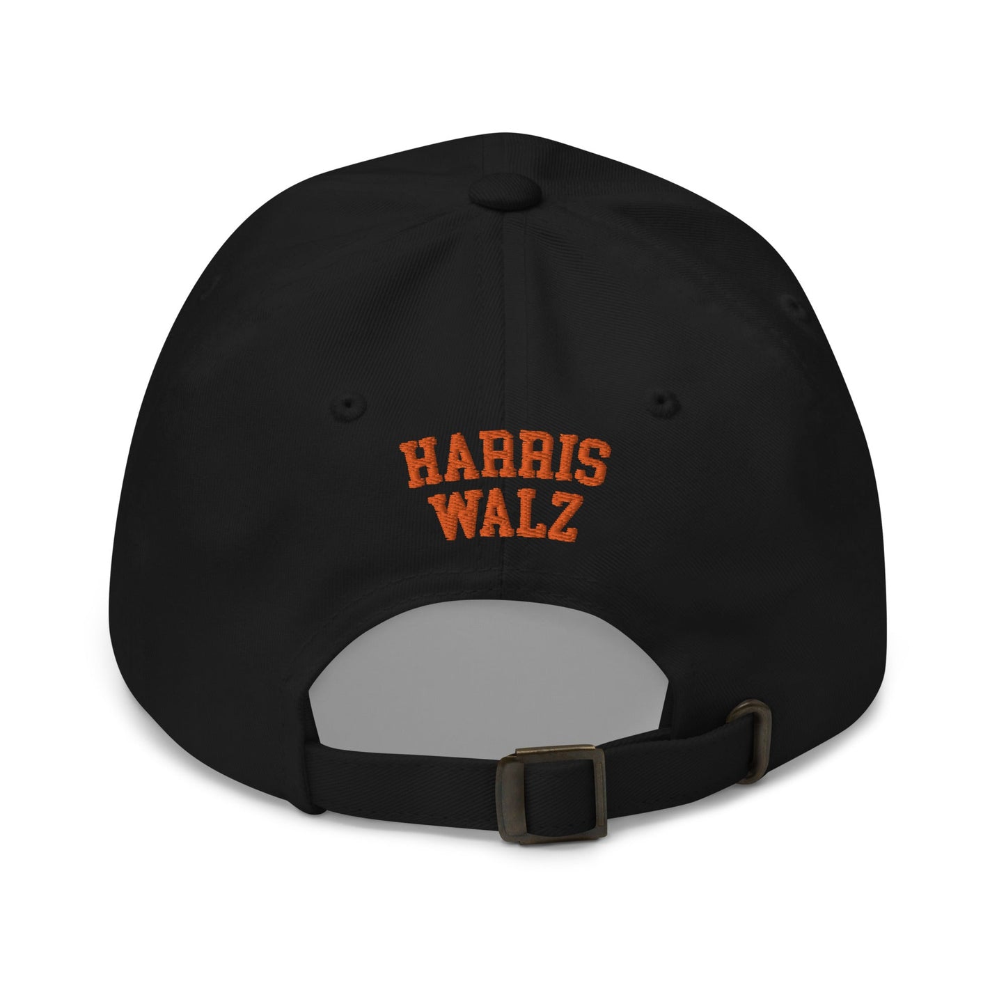 Harris Walz Jack-O'-Lantern Pumpkin Halloween Embroidered Dad Hat Default Title