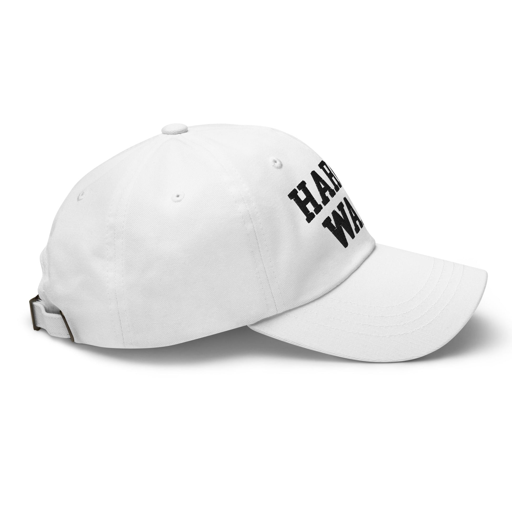 Harris Walz Midwest Dad Hat White