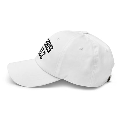 Harris Walz Midwest Dad Hat White