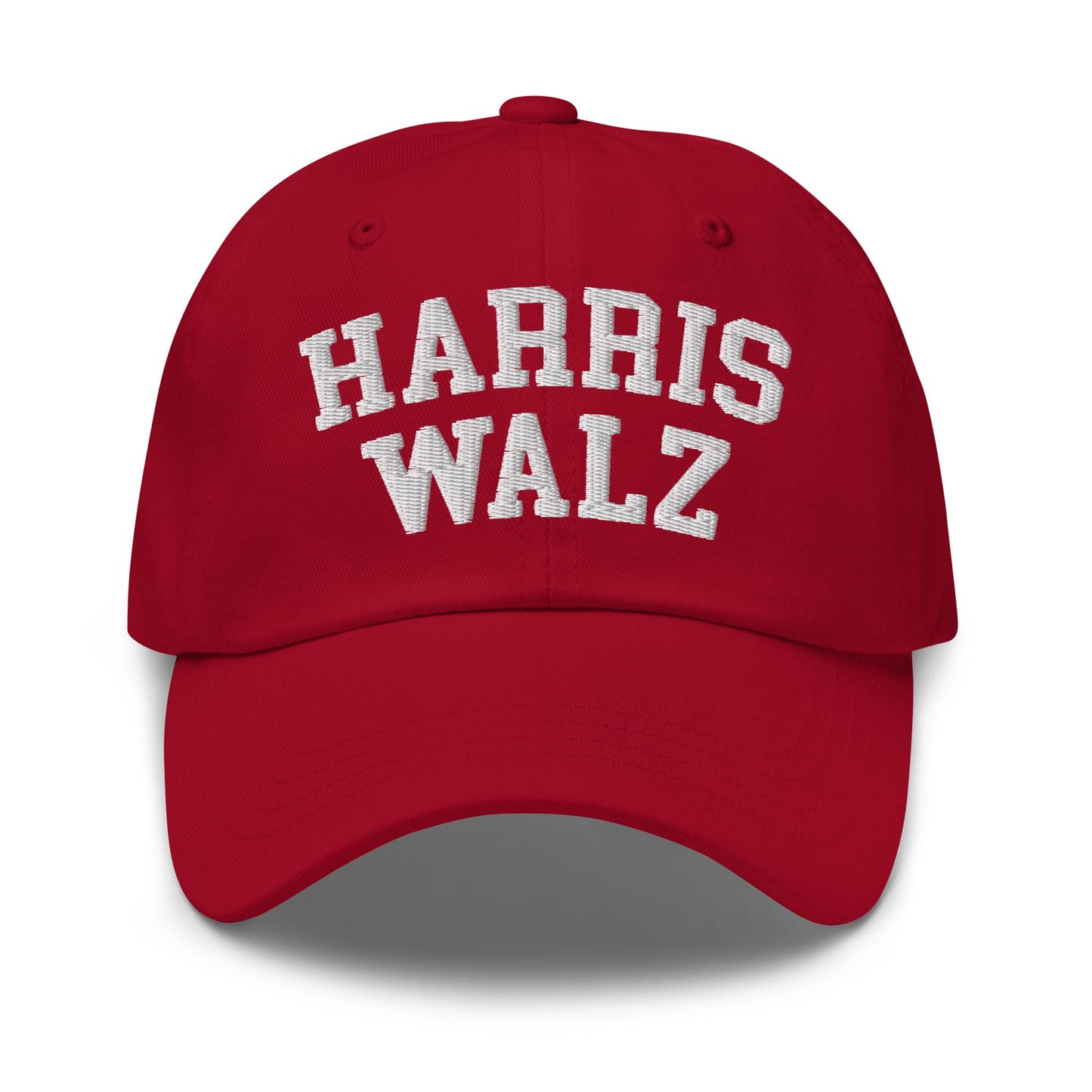 Harris Walz Midwest Dad Hat Cranberry