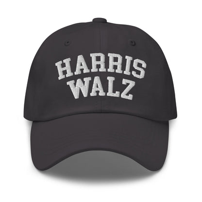 Harris Walz Midwest Dad Hat Dark Grey