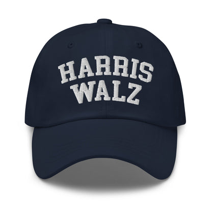 Harris Walz Midwest Dad Hat Navy