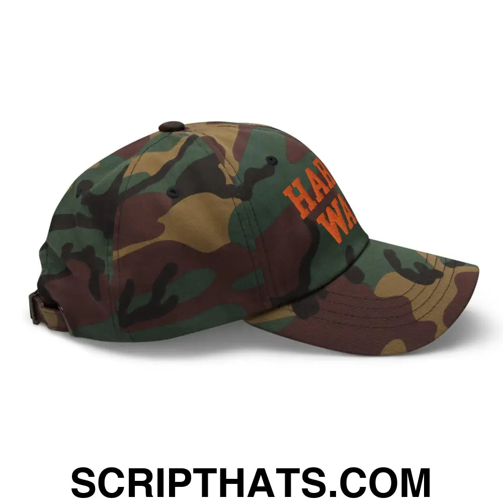 Harris Walz Midwest Dad Hat Orange Camo Camo