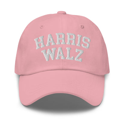 Harris Walz Midwest Dad Hat Pink