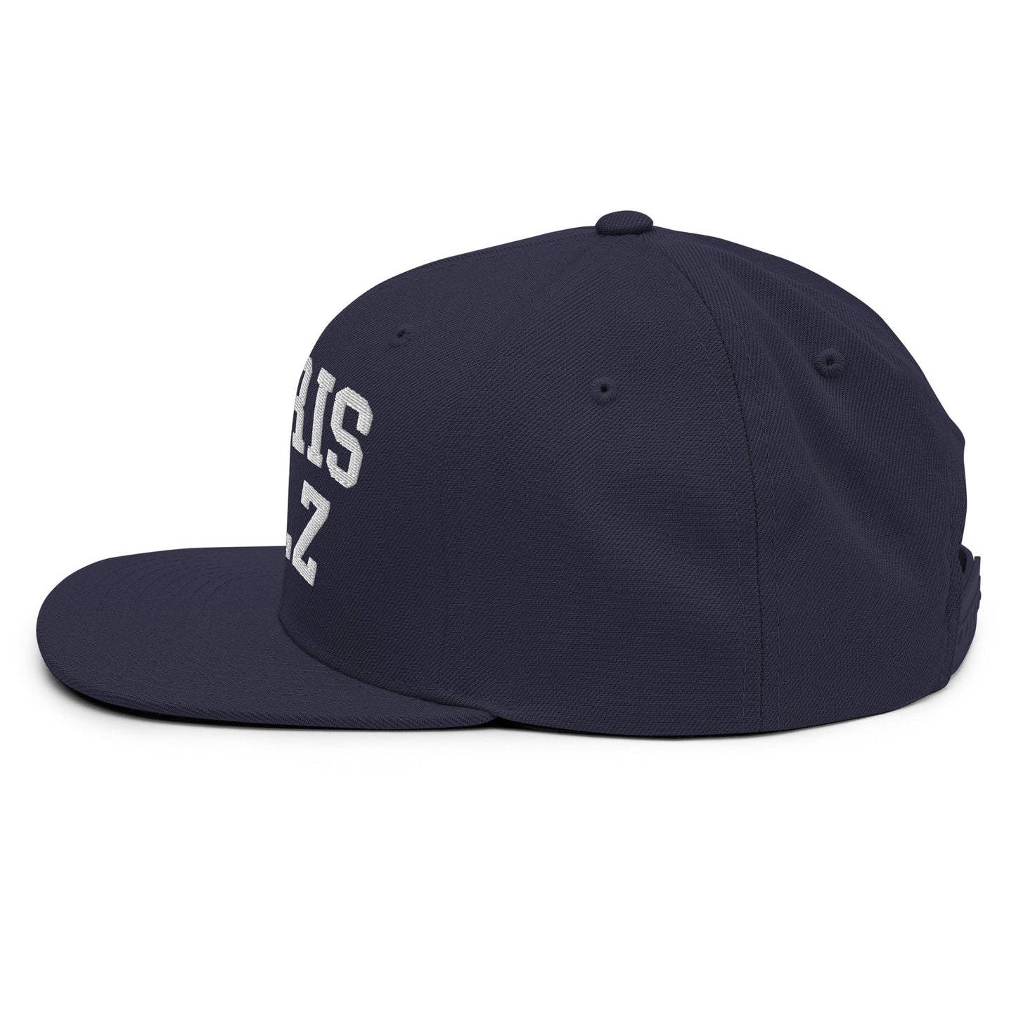 Harris Walz Midwest Flat Bill Brim Snapback Hat Navy