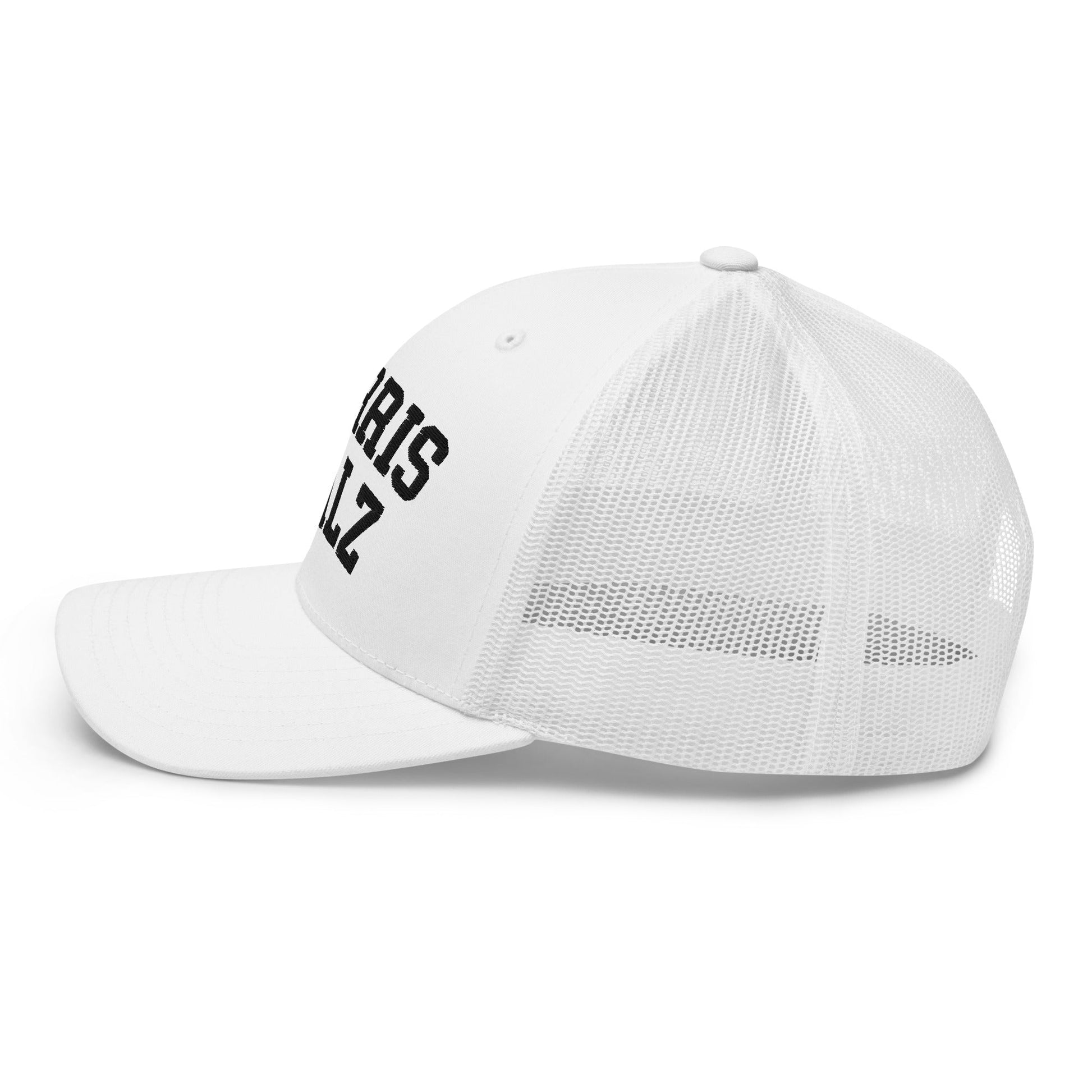 Harris Walz Midwest Retro Trucker Hat White