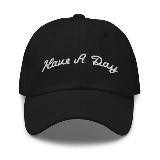 Have A Day Golf Dad Hat Black