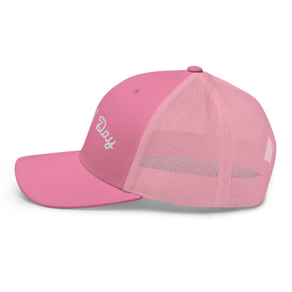 Have A Day Golf Retro Trucker Hat Pink