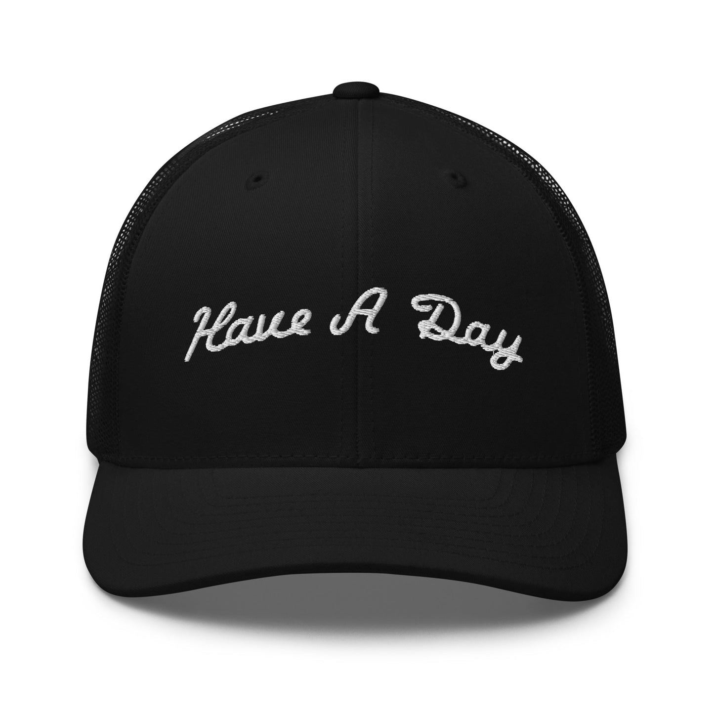 Have A Day Golf Retro Trucker Hat Black