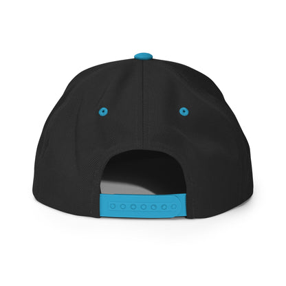 Have a Day Golf Snapback Hat Black Teal