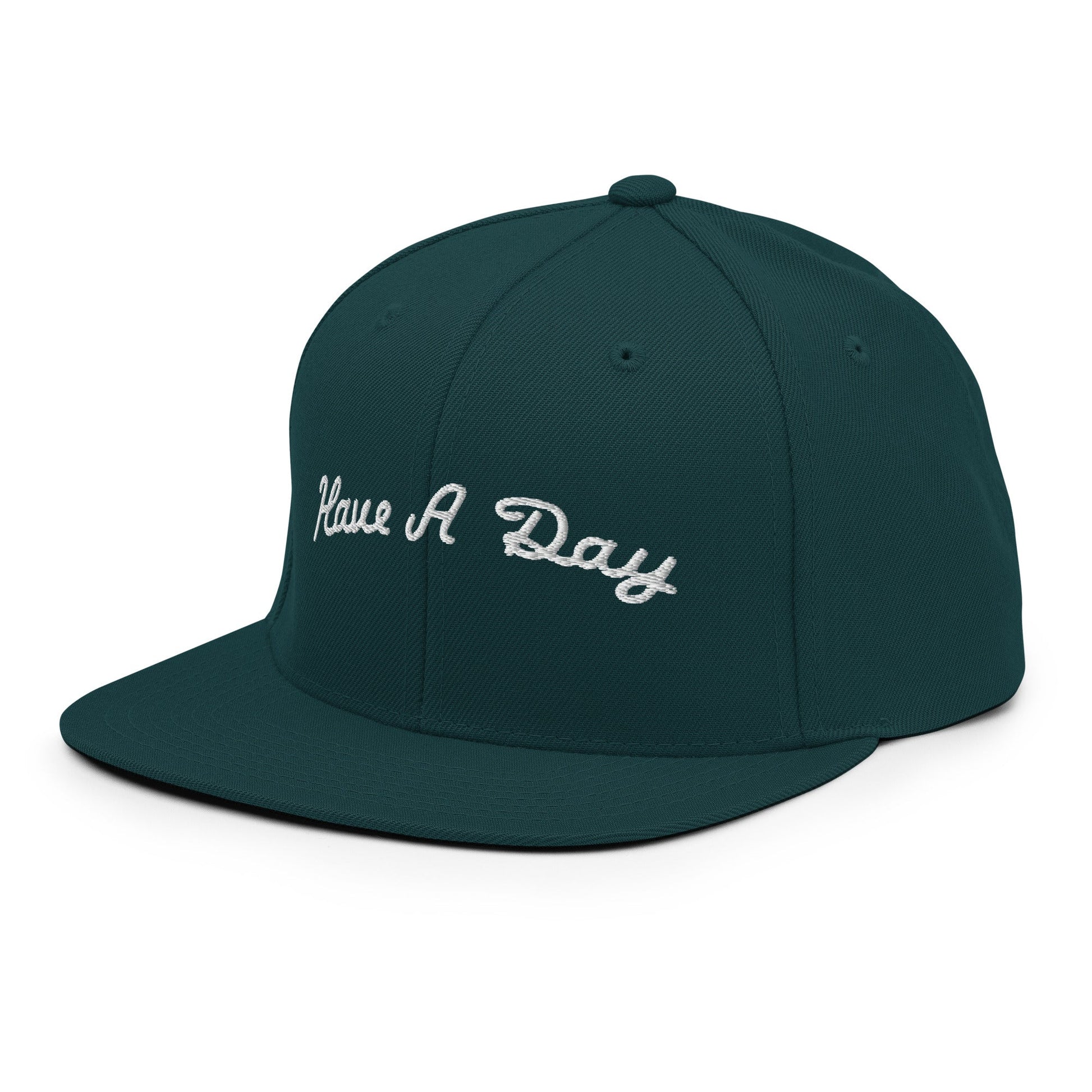 Have a Day Golf Snapback Hat Spruce