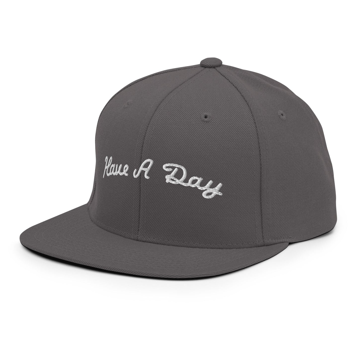 Have a Day Golf Snapback Hat Dark Grey