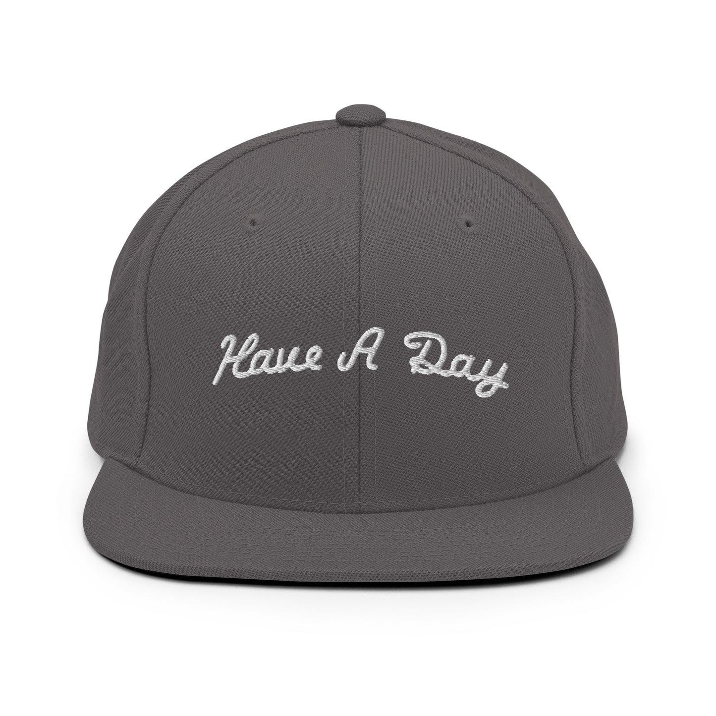 Have a Day Golf Snapback Hat Dark Grey