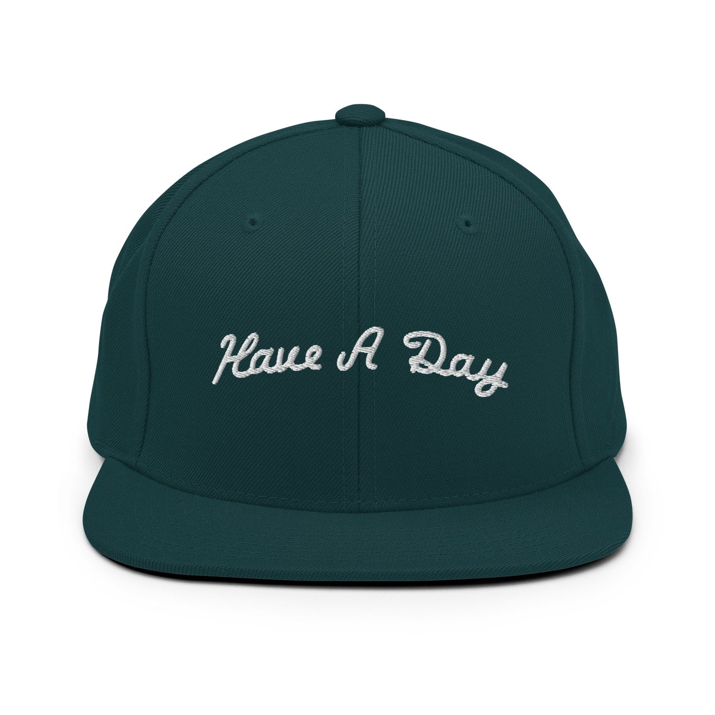 Have a Day Golf Snapback Hat Spruce