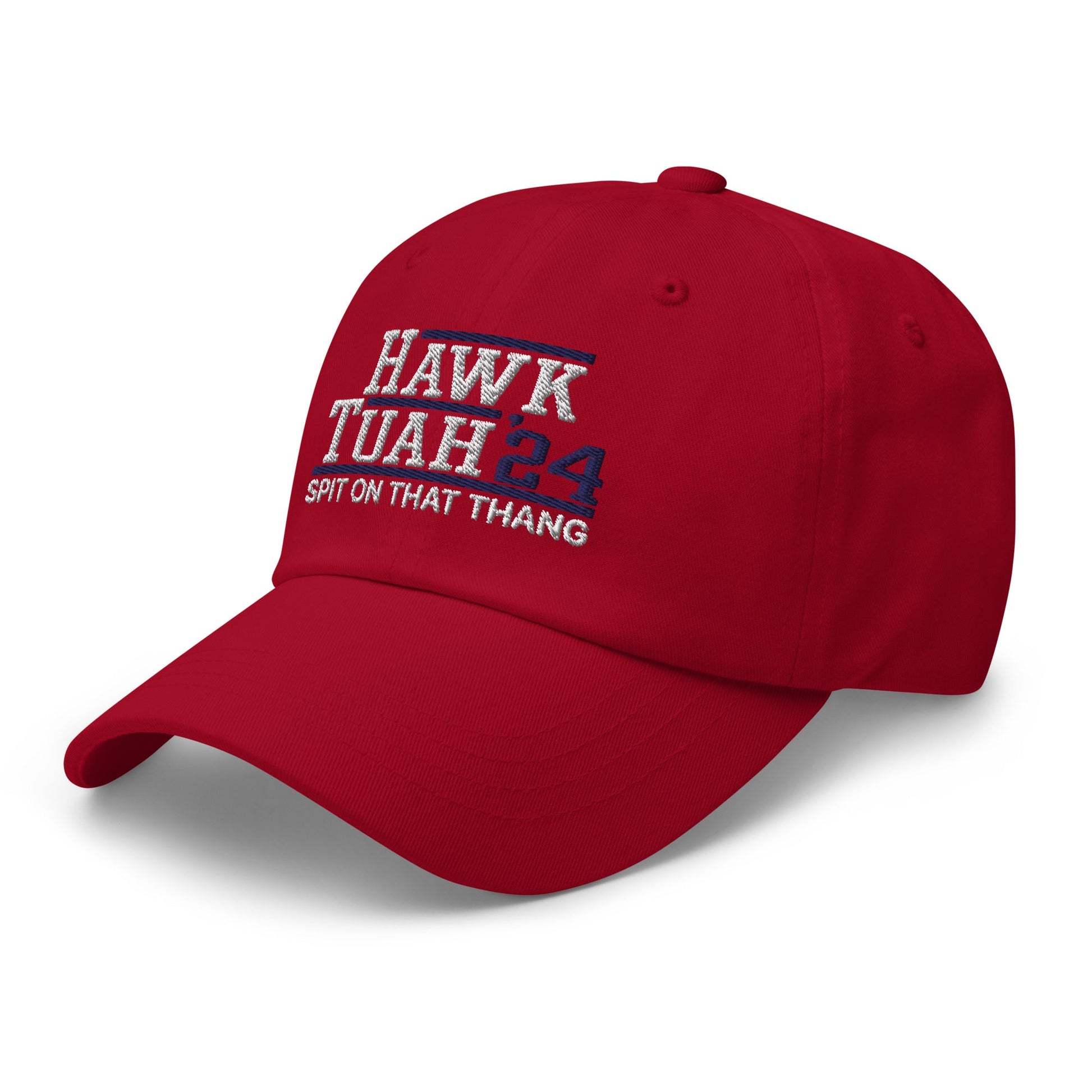 Hawk Tuah '24 2024 Tush Spit on that Thang Red Dad Hat Red